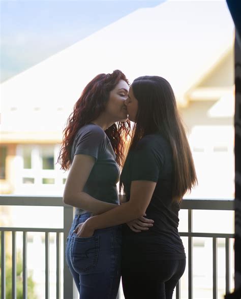 Kissing Lesbians Explore Their Love. . Lesbian xx